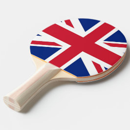 Raquete De Tênis De Mesa Ping pong paddle com bandeira do Reino Unido