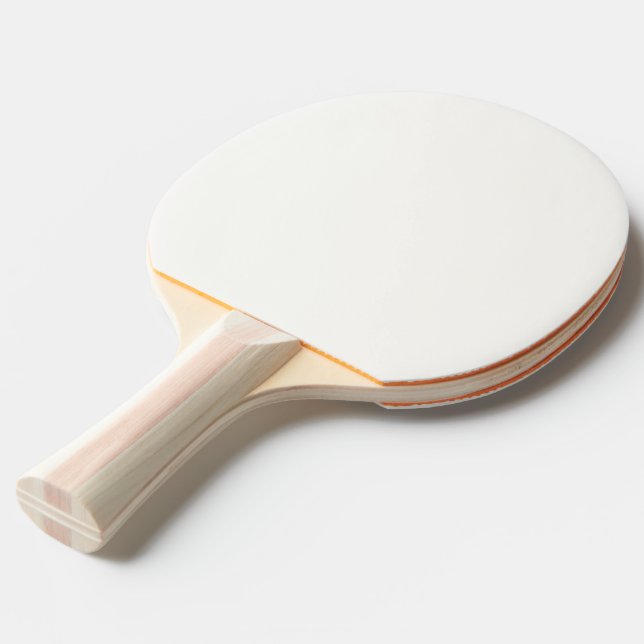 Raquete De Tênis De Mesa Ping Pong Paddle Red White ou Black White Modelo (Verso inclinado)