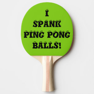 Raquete De Tênis De Mesa Ping Pong Paddles personalizados e verdes do Spank