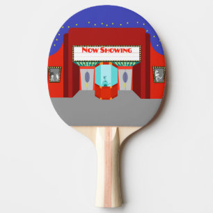 Raquete De Tênis De Mesa Pino Pong do Teatro Retro de Cinema