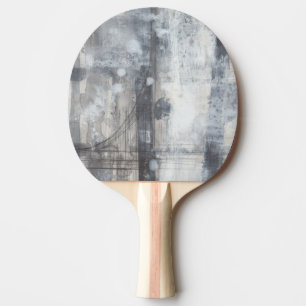 Raquete De Tênis De Mesa Pintura de Cinza Contemporânea