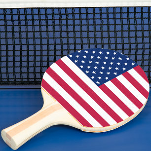 Raquete De Tênis De Mesa Pong Mesa do Tênis Ping, Patriótico Americano F