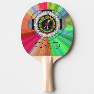 Raquete De Tênis De Mesa Pong Pong Paddle Musical