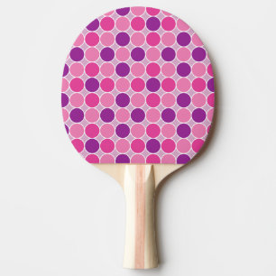 Raquete De Tênis De Mesa Pontos da cor no roxo e no lilac