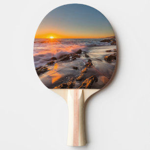 Raquete De Tênis De Mesa Pôr do sol na Praia Victoria
