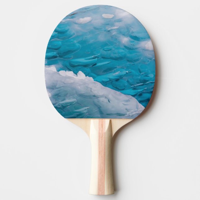 Raquete De Tênis De Mesa Primeiro plano de gelo azul (Frente)