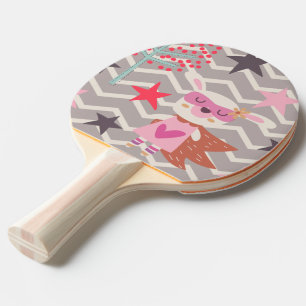 Raquete De Tênis De Mesa Rapariga Superherói Bunny