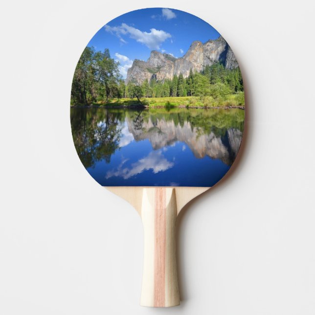 Raquete De Tênis De Mesa Reflexão de Yosemite (Frente)