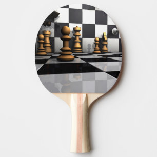 Raquete De Tênis De Mesa Rei Xadrez Jogo
