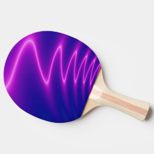 Raquete De Tênis De Mesa Relâmpago cor-de-rosa de néon