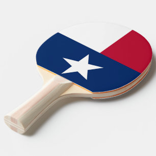 Raquete De Tênis De Mesa Sibile a pá do pong com a bandeira de Texas, EUA