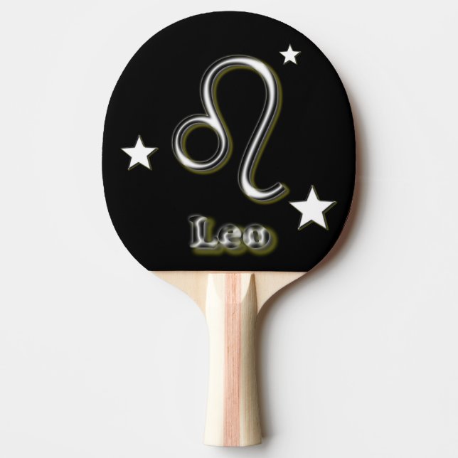 Raquete De Tênis De Mesa Símbolo Leo (Frente)