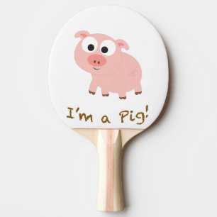 Raquete De Tênis De Mesa Sou um Porco