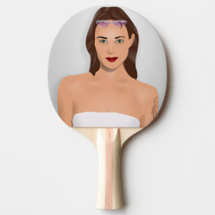 RAQUETE DE TÊNIS DE MESA SUMMMER GIRL