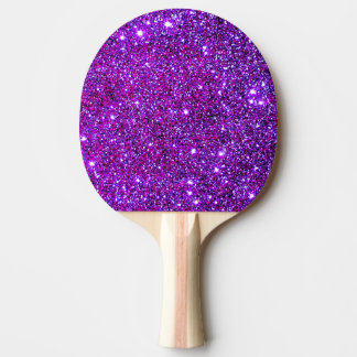 Raquete De Tênis De Mesa Ténis de mesa feminino Glittery Glam Sparkly roxo