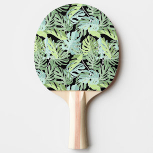Raquete De Tênis De Mesa Teste padrão floral da selva