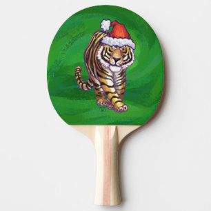 Raquete De Tênis De Mesa Tiger Christmas On Green