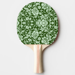 Raquete De Tênis De Mesa Um damasco floral antigo
