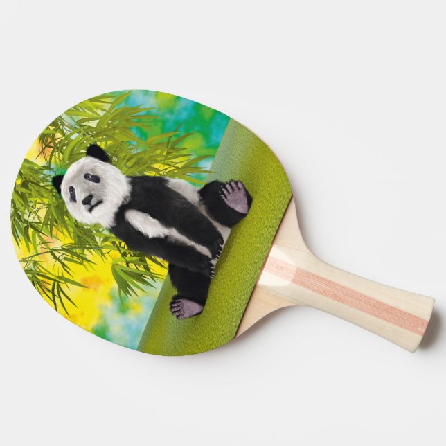 Raquete De Tênis De Mesa Urso Panda Fofo Presente Perfeito para Amantes de  (Lateral)