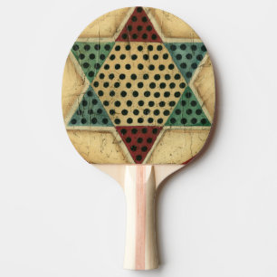 Raquete De Tênis De Mesa Vintage Chinese Checkerboard por Ethan Harper