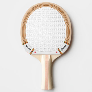 Raquete De Tênis De Mesa Vintage Wooden Tênis Racket
