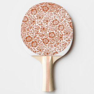 Raquete De Tênis De Mesa William Morris Mallow Floral Wallpaper Design