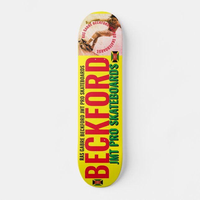 RAS GABRE BECKFORD JMT Skateboard (Frente)