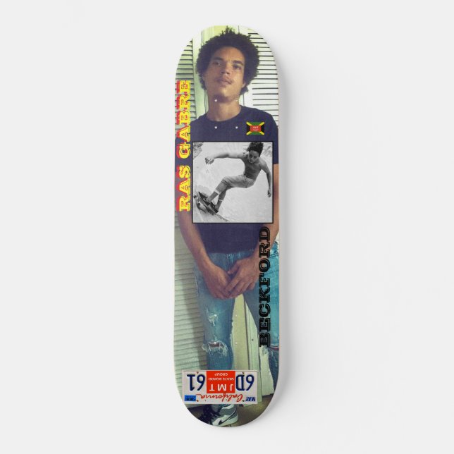 RAS GABRE BECKFORD Skateboard (Frente)