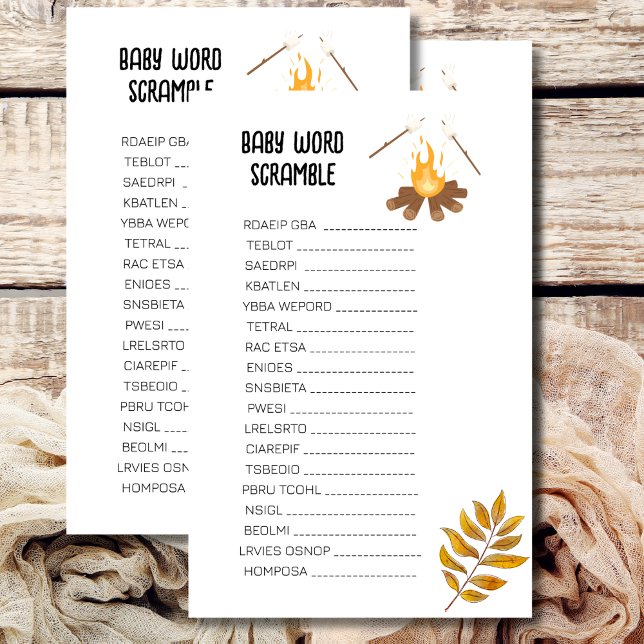 Rascunho de palavra-bebê Tema de chá de fraldas ma (Criador carregado)