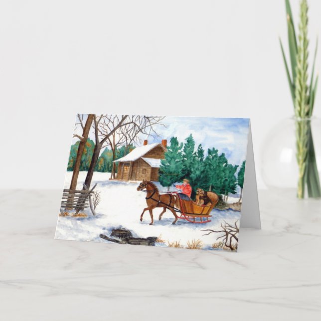 Rasgando o cartão de Natal Fab 2 (Frente)