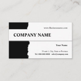 Rasgar Cartão de visita Design