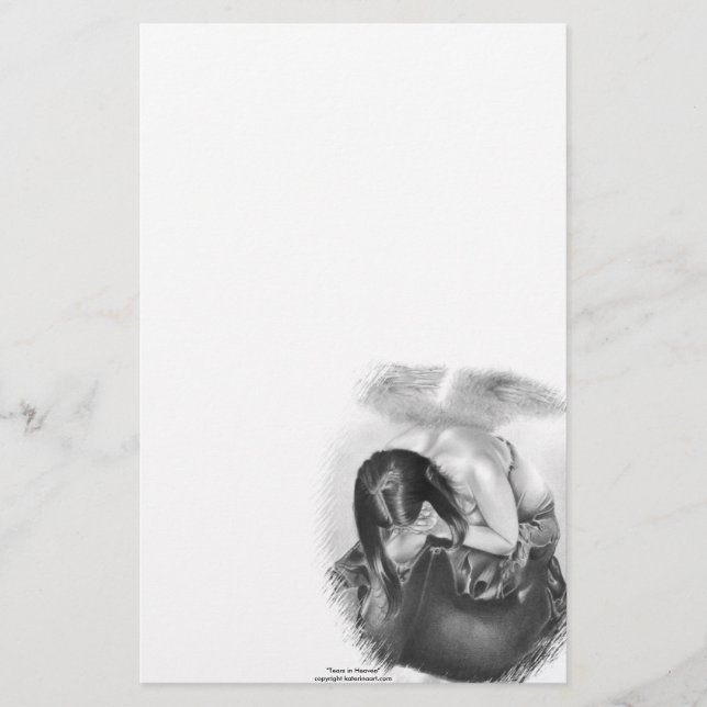 Rasgos em artigos de papelaria do céu (Frente)