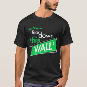 Rasgue para baixo este t-shirt (verde) de Wall