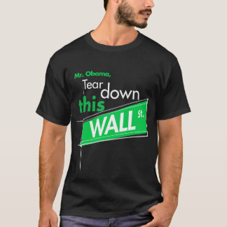 Rasgue para baixo este t-shirt (verde) de Wall