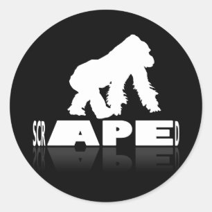 Raspado - etiqueta do MACACO