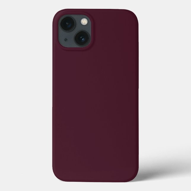 Raspberry Burgundy, Solid Burgundy (Verso)