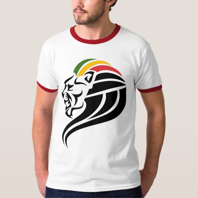 Rasta Leão de Judah T-Shirt (Frente)