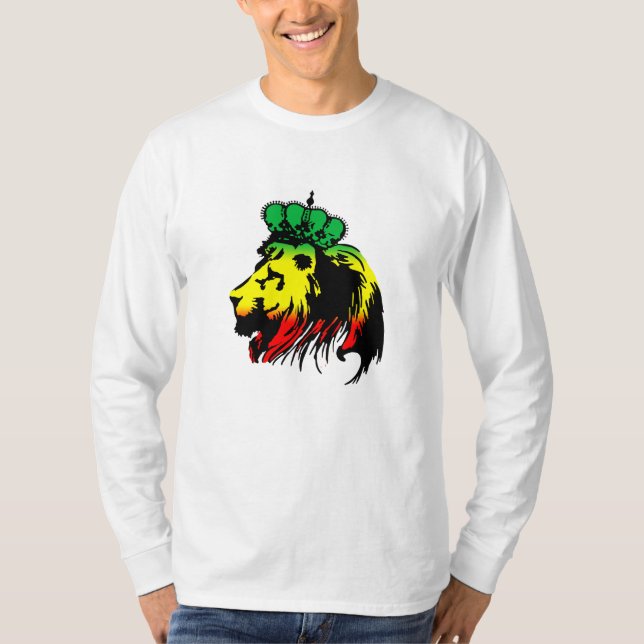 Rasta Leão de Judah T-Shirt (Frente)