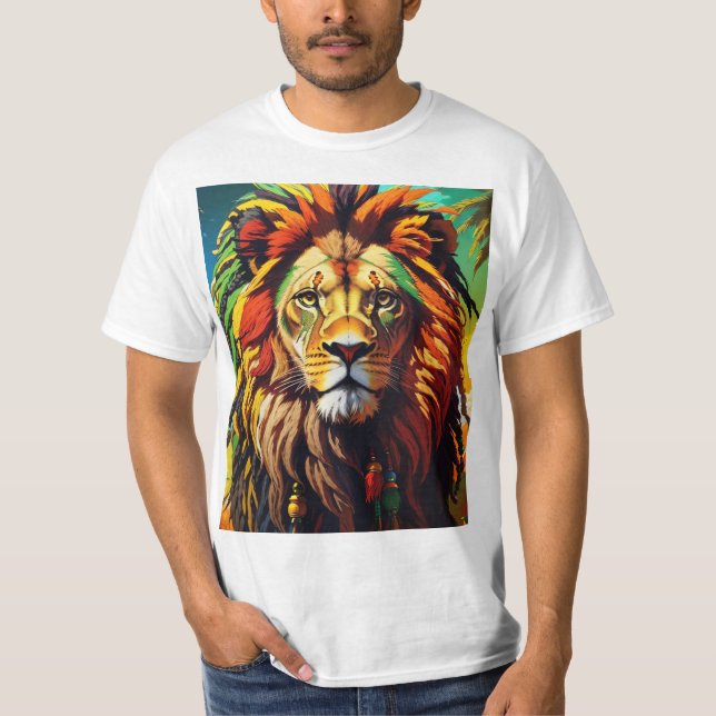 Rasta Lion T-Shirt (Frente)