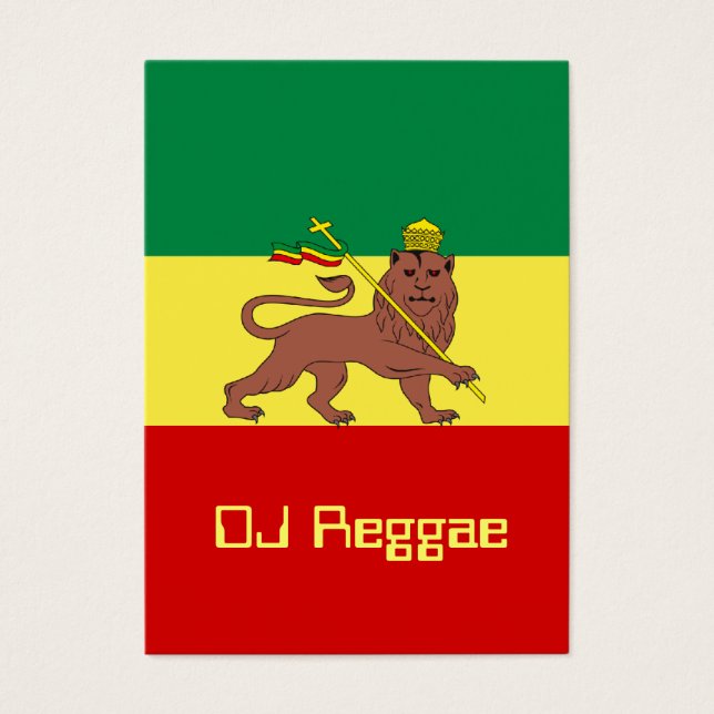 Rasta Reggae Leão de Judah (Frente)