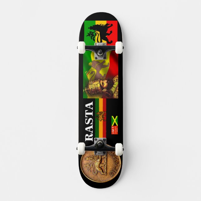 RASTA SKATEBOARD / JMT USA /JAM skateboard (Frente)
