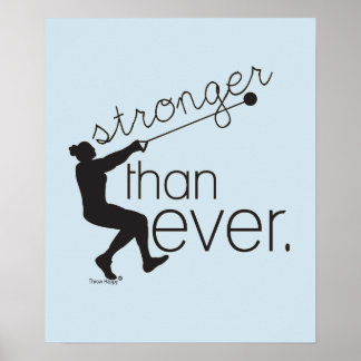 Rastrear e Poster de inspiração de martelo de camp