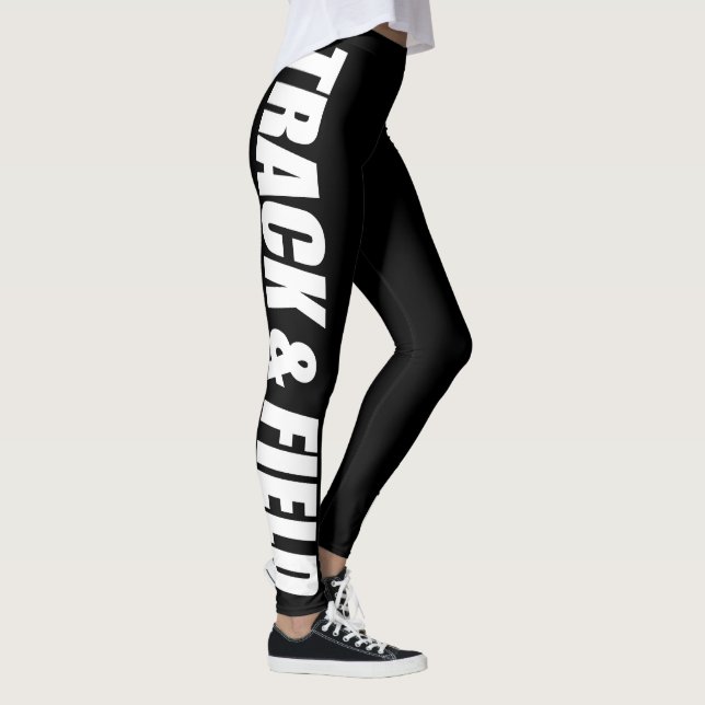 Rastrear Leggings de Tipografia de Campo para Runn (Direita)