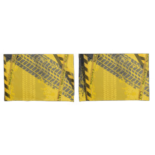Rastreio de Pneus preto amarelo