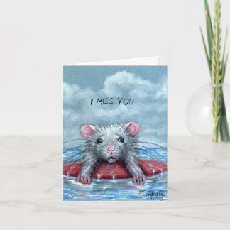 Rat Sad Surfer, Sinto Sua Falta De Cartão De Nota