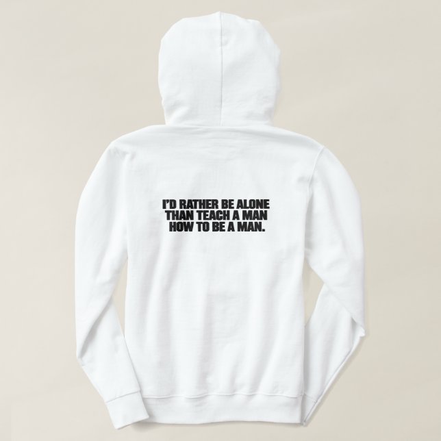 Rather Be Alone T-Shirt (Verso do Design)