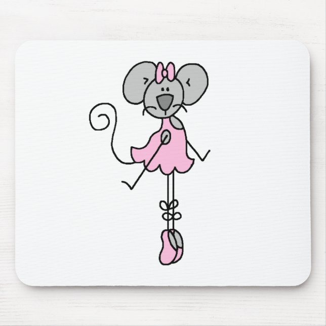 Ratinha Bailarina Dois Mousepad (Frente)