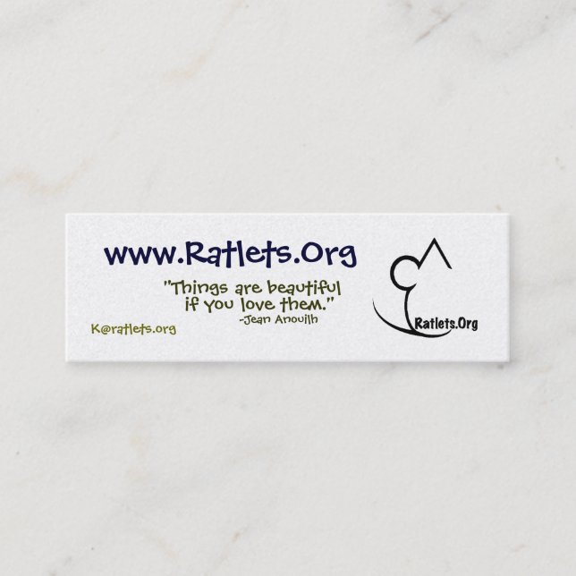 Ratlets pouco cartão (Frente)