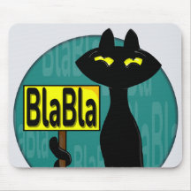 Rato Bad Boogie Divertido BlaBla Mouse Pad