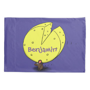 Rato bonito com ilustração de desenho animado de q